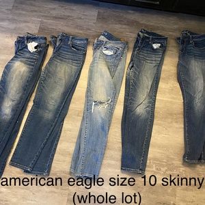 american eagle skinny jeans -read description *